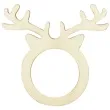 serwetnik pierscieniowy renifer rogi drewno arpex 4 szt