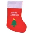 skarpeta na prezenty merry christmas choinka 40x20 cm arpex