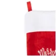 skarpeta na prezenty merry christmas czerwona 40 x 26 cm partypal