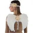 skrzydla aniol z azurowa opaska funny fashion 30 cm