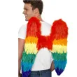 skrzydla aniola rainbow teczowe smiffys 60 x 60 cm