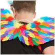 skrzydla aniola rainbow teczowe smiffys 80 cm