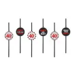 slomki 40 urodziny 24 cm partydeco 6 szt