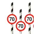 slomki 70 traffic birthday w paski 19 5 cm 6 szt