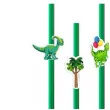 slomki dino party zielony 19 5 cm 6 szt