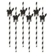 slomki halloween koty bialo czarne 19 5 cm 6 szt