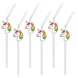 slomki jednorozec kids 21 cm transparentne 6 szt
