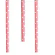 slomki jednorozec pastel rozowe w kropki 19 5 cm 6 szt