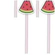 slomki papierowe arbuzy summer party 20 cm partypal 8 szt