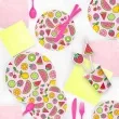 slomki papierowe arbuzy summer party 20 cm partypal 8 szt