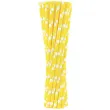 slomki papierowe bio grochy godan zolte 20 cm 24 szt