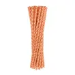slomki papierowe chevron pomaranczowe 19 7 cm 24 szt