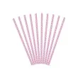 slomki papierowe chevron rozowe partydeco 19 5 cm 10 szt