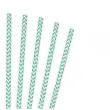 slomki papierowe chevron turkusowy 19 5 cm 10 szt