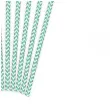 slomki papierowe chevron turkusowy 19 5 cm 10 szt