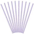 slomki papierowe karo liliowe partydeco 19 5 cm 10 szt
