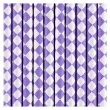 slomki papierowe karo liliowe partydeco 19 5 cm 10 szt