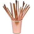 slomki papierowe metalic rozowe zloto viper 25 szt