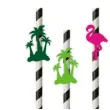 slomki papierowe tropical party mix 19 5cm 6 szt
