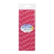 slomki papierowe w gwiazdki rozowe ciemne 20 cm 24 szt