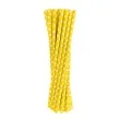 slomki papierowe w kropki zolte biale 19 7 cm 24 szt