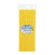 slomki papierowe w kropki zolte biale 19 7 cm 24 szt