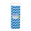 slomki papierowe w paski niebieskie 19 7 cm 24 szt