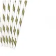 slomki papierowe w paski zlote 19 5 cm 10 szt