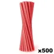 slomki proste grube 24 cm czerwone 500 szt