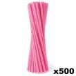 slomki proste grube 24 cm rozowe 500 szt