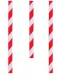 slomki serca 19 5 cm czerwone w paski 6 szt