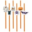 slomki straszne halloween pomaranczowy 19 5 cm 6 szt