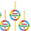 slomki teczowy dzien dziecka pastelowe 6 szt