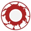 soczewki kolorowe zombie czerwone smiffys jednodniowe