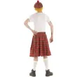 spodnica kilt szkota czerwona folat