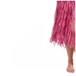 spodnica rafia hawajska rozowy partydeco 77 cm