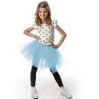 spodniczka tutu classic blekitna partydeco 30cm