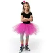spodniczka tutu classic rozowy partydeco 34cm