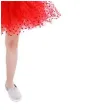spodniczka tutu dziecieca czerwona godan 25cm