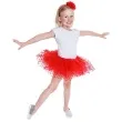 spodniczka tutu dziecieca czerwona godan 25cm
