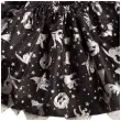 spodniczka tutu dziecieca na halloween czarno srebrna carnival toys