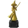 statuetka nagroda najlepszy kostium hallowen czarownica zloty puchar pamiatka 17 5 cm