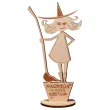 statuetka nagroda za kostium mala czarownica drewno 19 5 cm