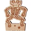 statuetka nagroda za kostium tanczacy szkielet drewno 15 5 cm