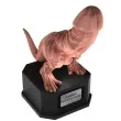 statuetka penisozaur damski pocieszyciel rozowe zloto 17 cm
