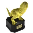 statuetka penisozaur urodzinowe trofeum zloty 17 cm