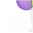stojak do balonow classic bialy partydeco 72 cm
