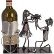 stojak na wino zakochana para metalowy ootb