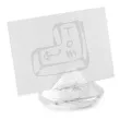 stojak na wizytowki diament bezbarwny 40 mm 10 szt