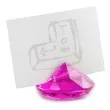 stojak na wizytowki diament rozowy 40 mm 10 szt